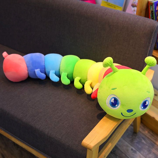 メルカイイ 芋虫 ぬいぐるみ - 女の子のための柔らかい抱き枕 芋虫ぬいぐるみ