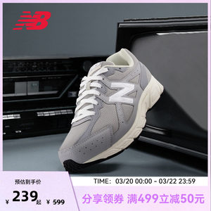 
NEW BALANCE NB Outlet Women's Sports Shoes Gray Casual Running Shoes Genuine W480GG5