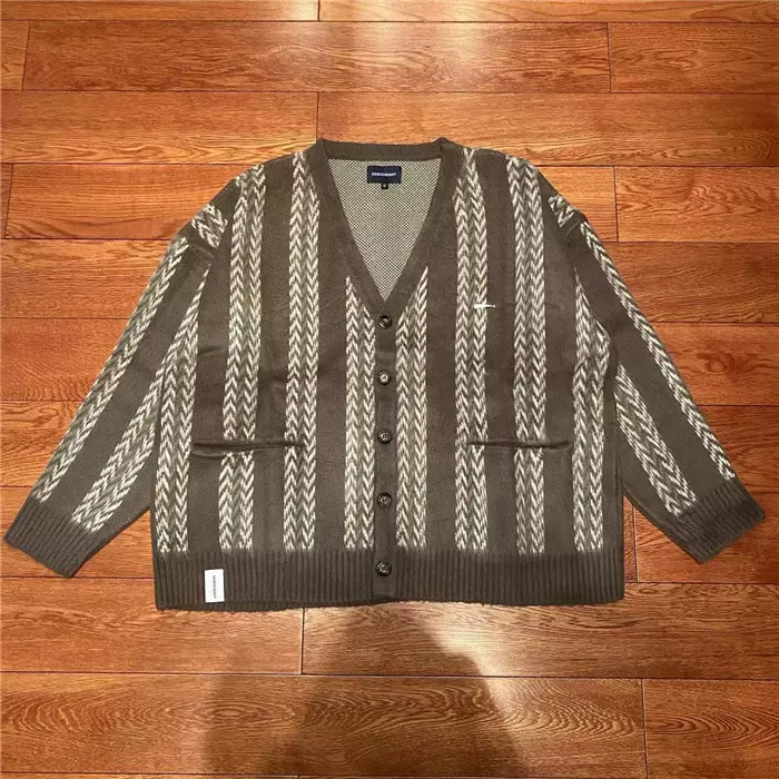 国仓DESCENDANT NURSE KNIT STRIPE CARDIGAN 针织条纹开衫21AW - Taobao