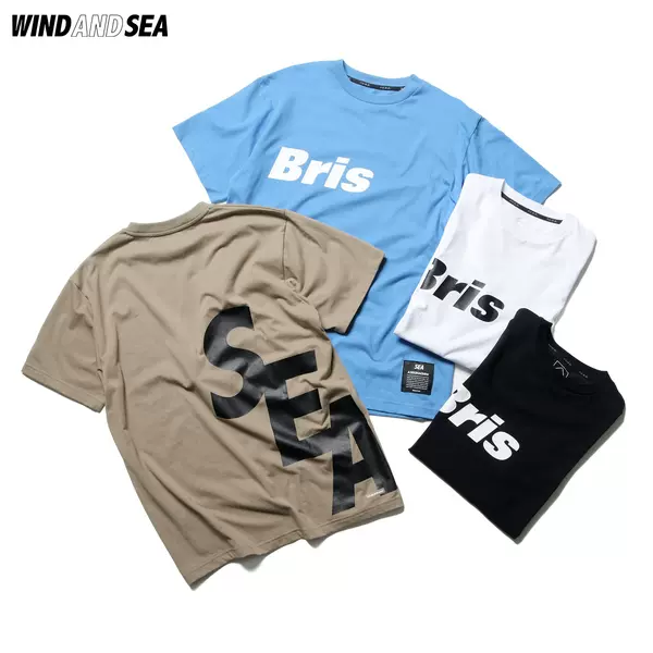 国仓F.C.R.B WIND AND SEA BRISTOL SEA BIG 印花圆领T恤22SS-Taobao