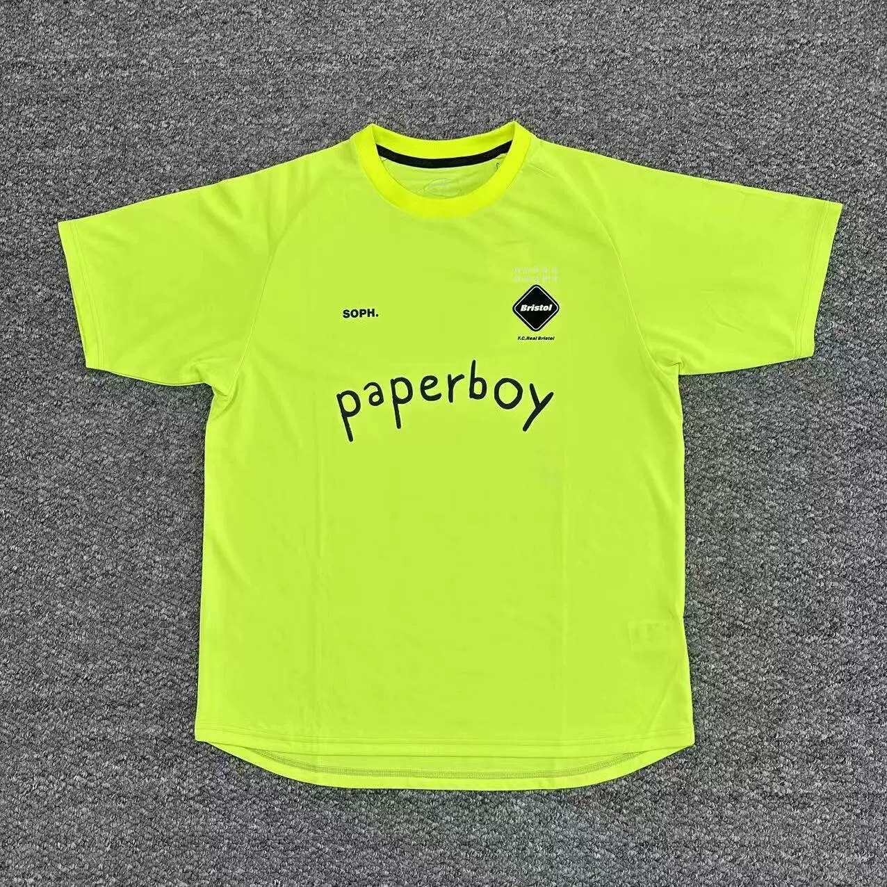 国仓F.C.R.B paperboy S/S PRE MATCH 联名训练徽章短袖T恤24AW-Taobao 