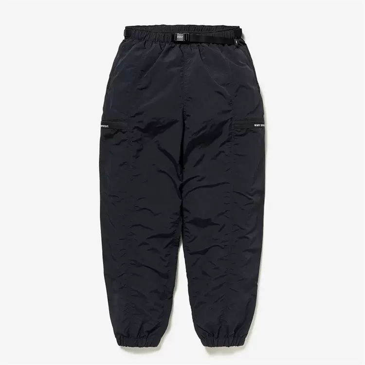 预约WTAPS SP 20/TROUSERS/NYLON.WEATHER侧拉链口袋束脚裤23AW-Taobao