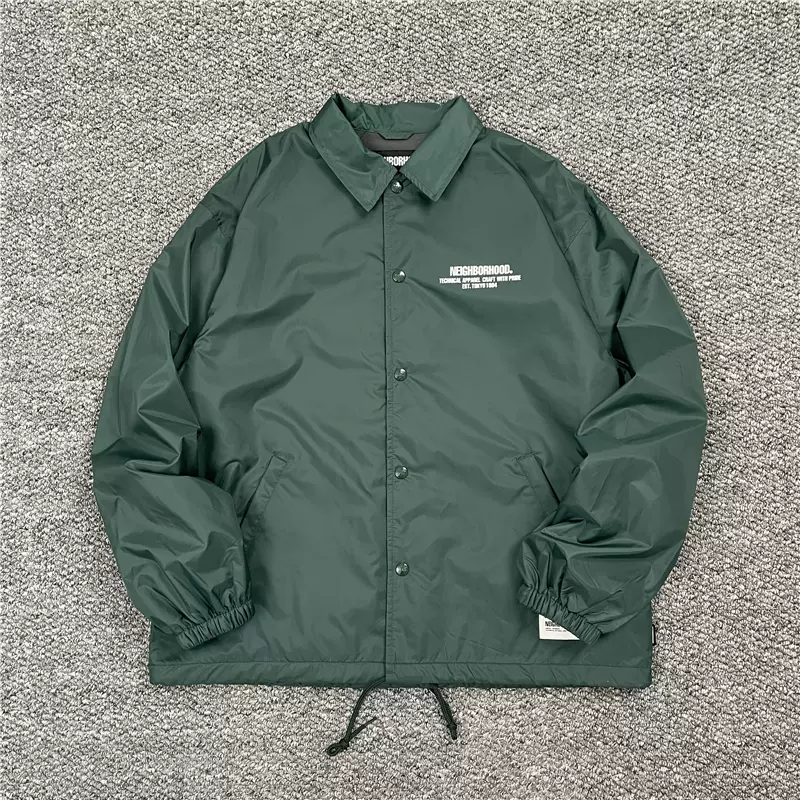 国仓壹树NEIGHBORHOOD WINDBREAKER JACKET 尼龙教练夹克23AW-Taobao