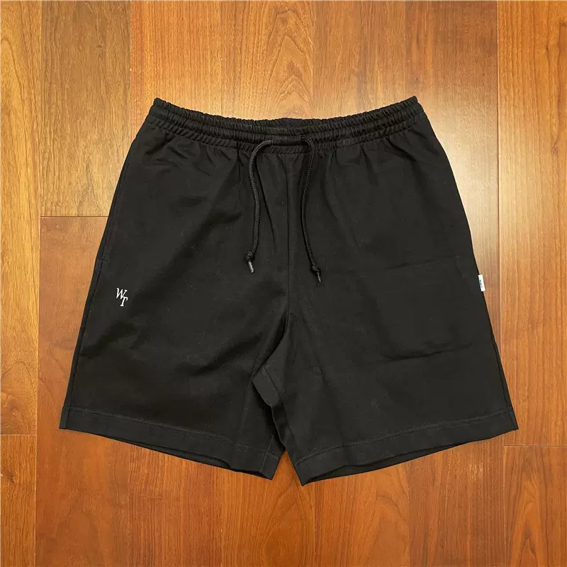 国仓WTAPS WUS/SHORTS/CTPL.WUT 刺绣小标运动短裤23SS-Taobao