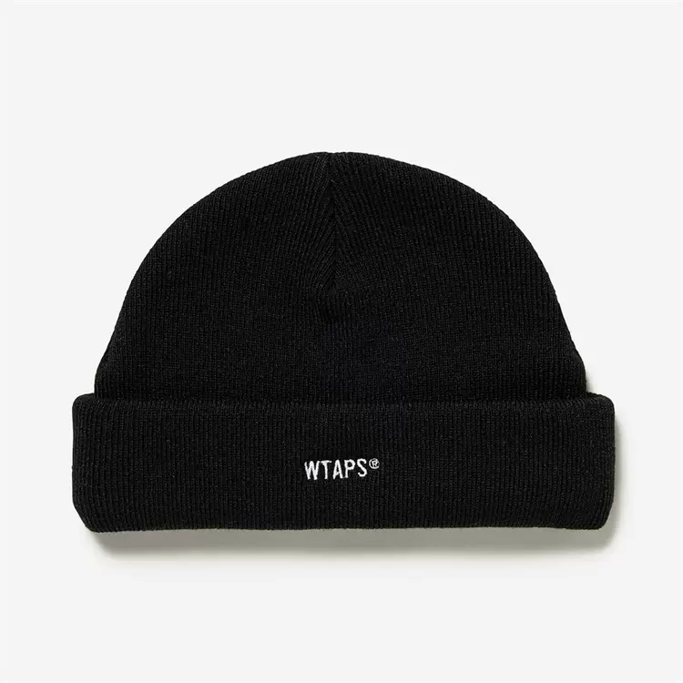 壹树WTAPS BEANIE 04/BEANIE/ACRYLIC.SIGN刺绣针织帽23AW 11/23-Taobao