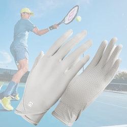 Outdoor Tennis and Badminton Gloves, Golf Sports Gloves for Men and Women, Non-Slip, Thin, Breathable, Anti-Wear and Anti-Callus