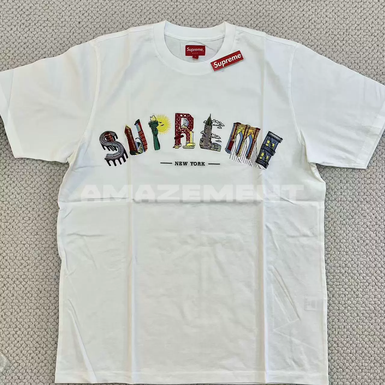 シュプリーム/SUPREME 19SS Cloud Arc Tee Tシャツ メンズM ブラック