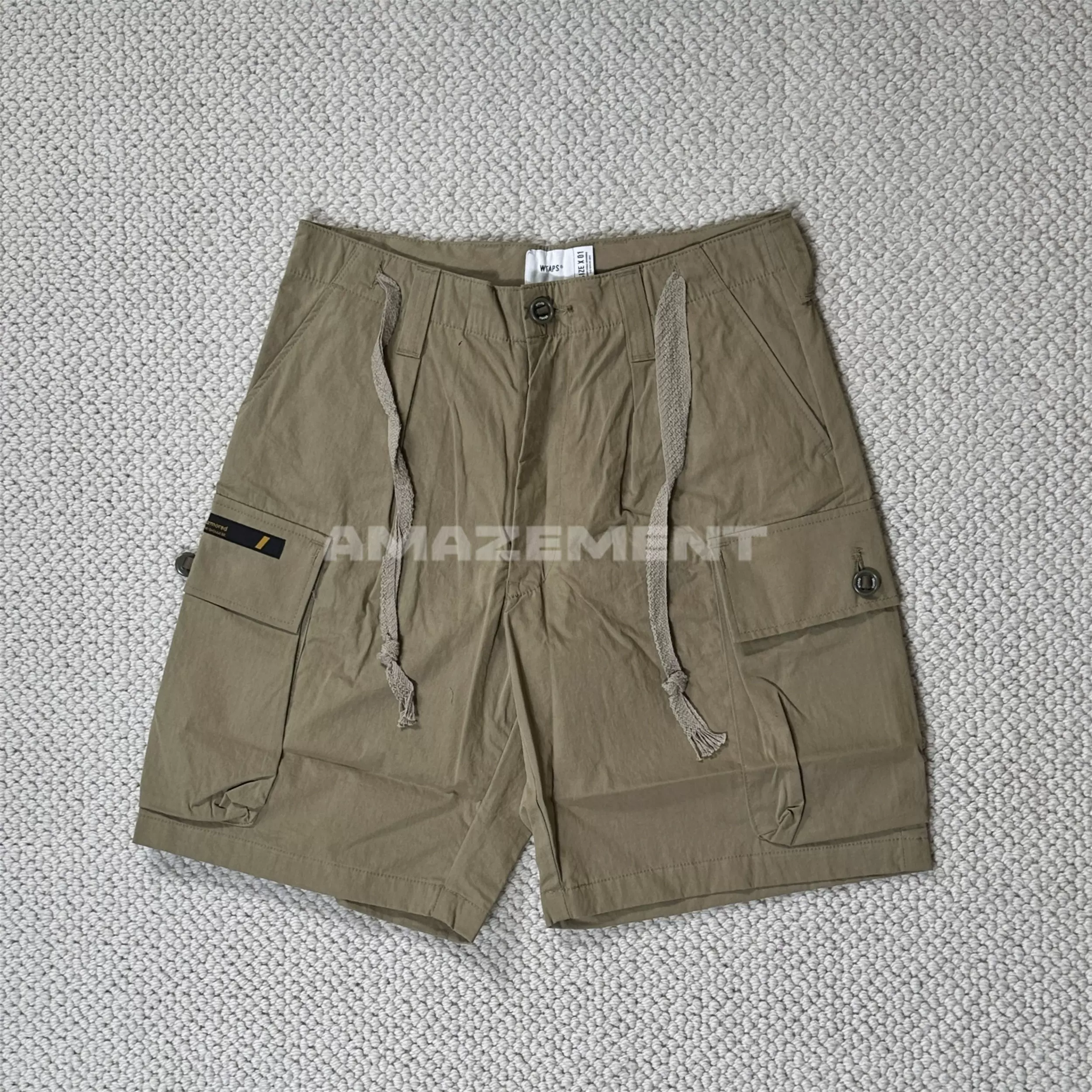 WTAPS JUNGLE COUNTRY SHORTS NYCO TUSSAH 丛林乡村休闲短裤21SS-Taobao