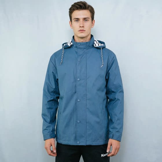 
Windproof and water-repellent hard fabric, cotton striped lining, original denier outer spear outdoor Y men's outdoor windbreaker