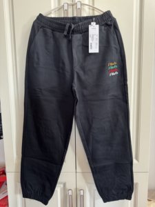 
Metersbonwe men's casual pants spring and autumn comfortable loose embroidered solid color versatile leggings men's sports pants