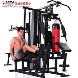 Multifunctional Fitness Equipment, Indoor Full Set of Strength Comprehensive Training Equipment, Integrated Home Gym Equipment