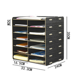 Document Accounting and Finance Storage Box Office A5 Bill Holder Voucher File Desktop Bill Archive Box Storage Rack