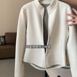 2025 Autumn/Winter New Fleece-Lined Base Layer Women's Plus Size Zipper Cardigan Long Sleeve T-Shirt Sweatshirt