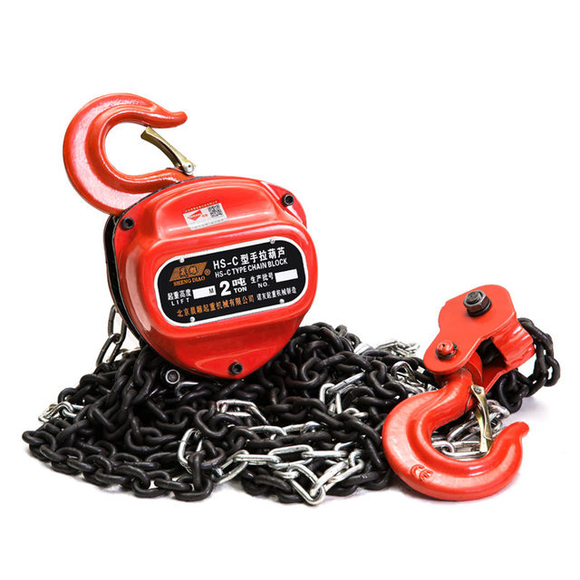 Shengdiao HS-C lifting chain hoist 1 ton 2 tons 3t hoist manual small ...