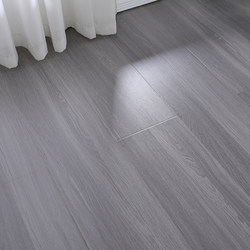 Laminated Flooring for Home Use, Waterproof, Natural Gray Composite Board, Diamond Board, Self-Installation, Solid Wood Skirting Board
