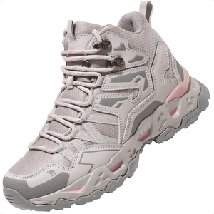 Camel Outdoor Hiking Shoes Women's Waterproof Non-Slip Lightweight Professional High Top Hiking Sports Shoes Black Hiking Shoes
