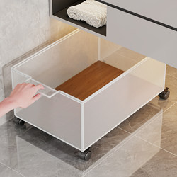 Dirty Laundry Basket for Home Use, Large Capacity, with Wheels, Movable Bathroom Storage Rack, Bathroom Laundry Basket, Dirty Clothes Storage Bin