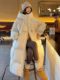 Down cotton jacket for women in winter 2025 new style this year's popular mid-length over-knee thickened cotton jacket
