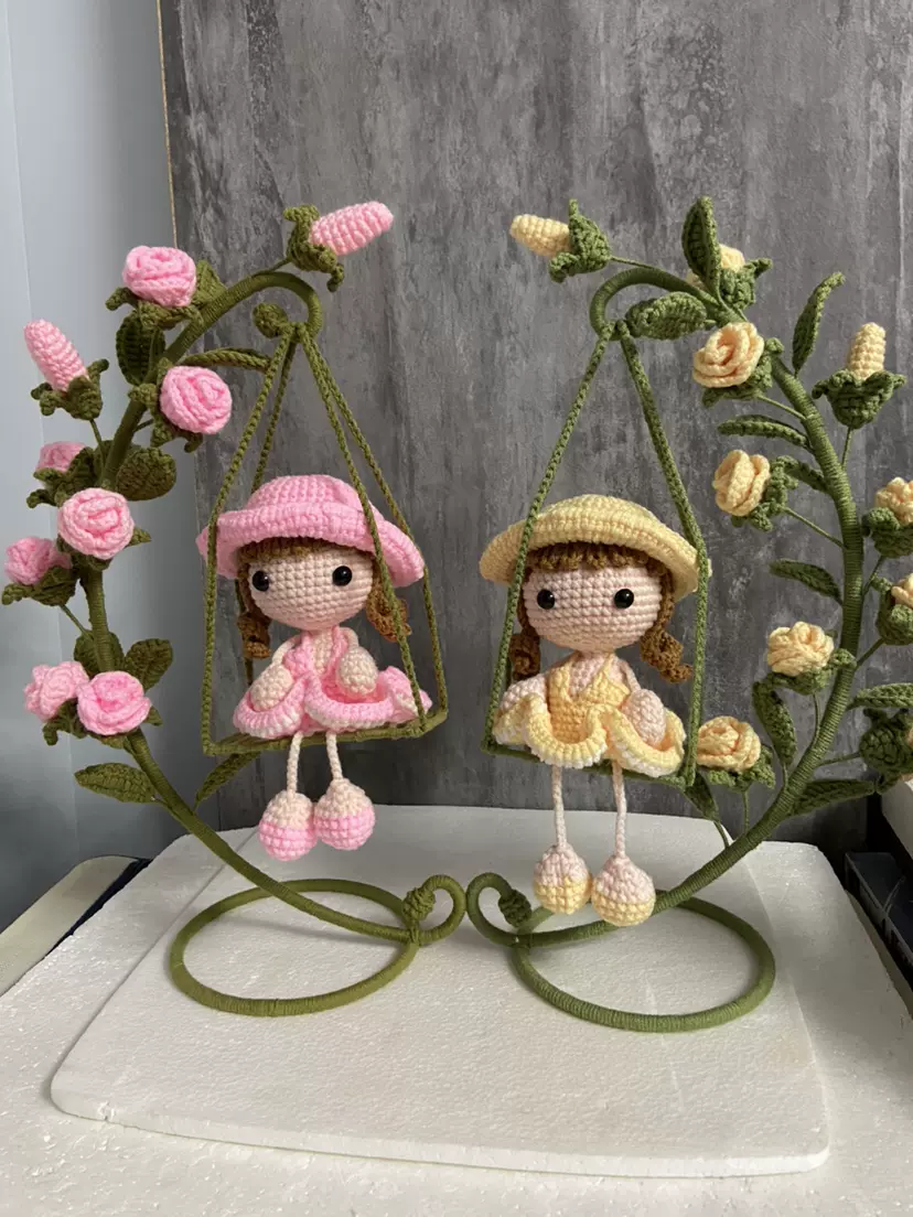 奶凶奶凶的猫神大人！成品手工钩织毛线DIY玩偶猫挂件可爱钥匙扣