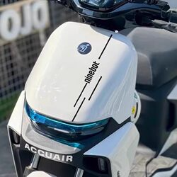 Suitable for Ninebot Electric Scooter M95Cf90Mznzmix Creative Front Decal Car Sticker Personalized Decorative Sticker Accessories