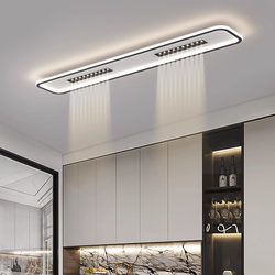 Full-Spectrum Corridor, Aisle, Balcony Light 2025 New Model Simple Modern Strip Surface-Mounted Ceiling Light Without Main Light for Dining Room