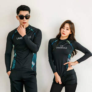
Couple diving suits for women split long sleeves trousers swimsuit sun protection surfing suits snorkeling suits jellyfish suits men's suits