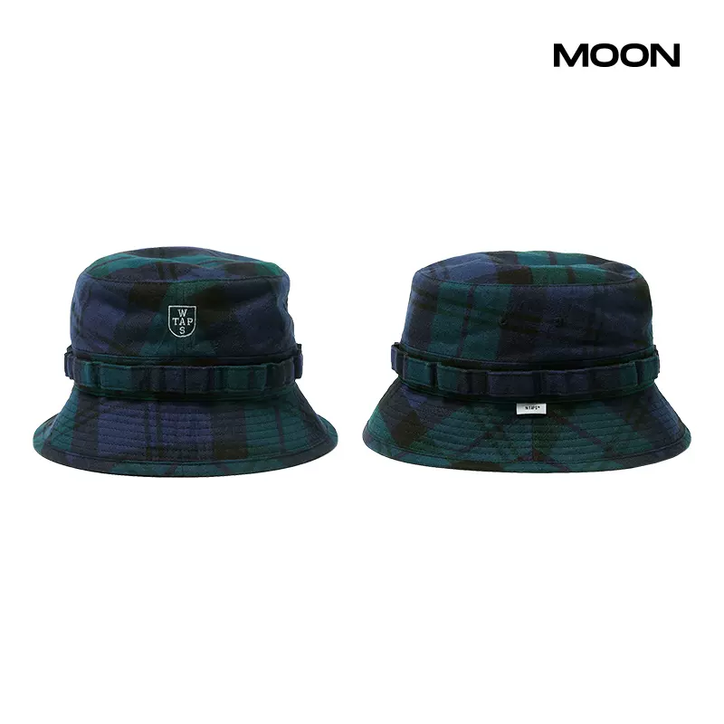 MOON现货WTAPS JUNGLE 01/HAT/COTTON.FLANNEL.TEXTILE渔夫帽22AW-Taobao