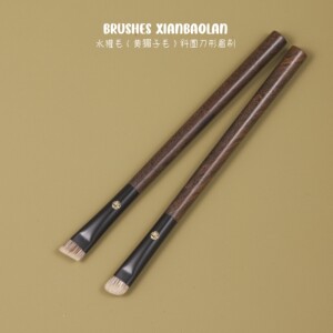 Nicole recommends eyebrow powder good CP oblique angle large knife-shaped eyebrow brush squid eyebrows special brush for eyebrow powder
