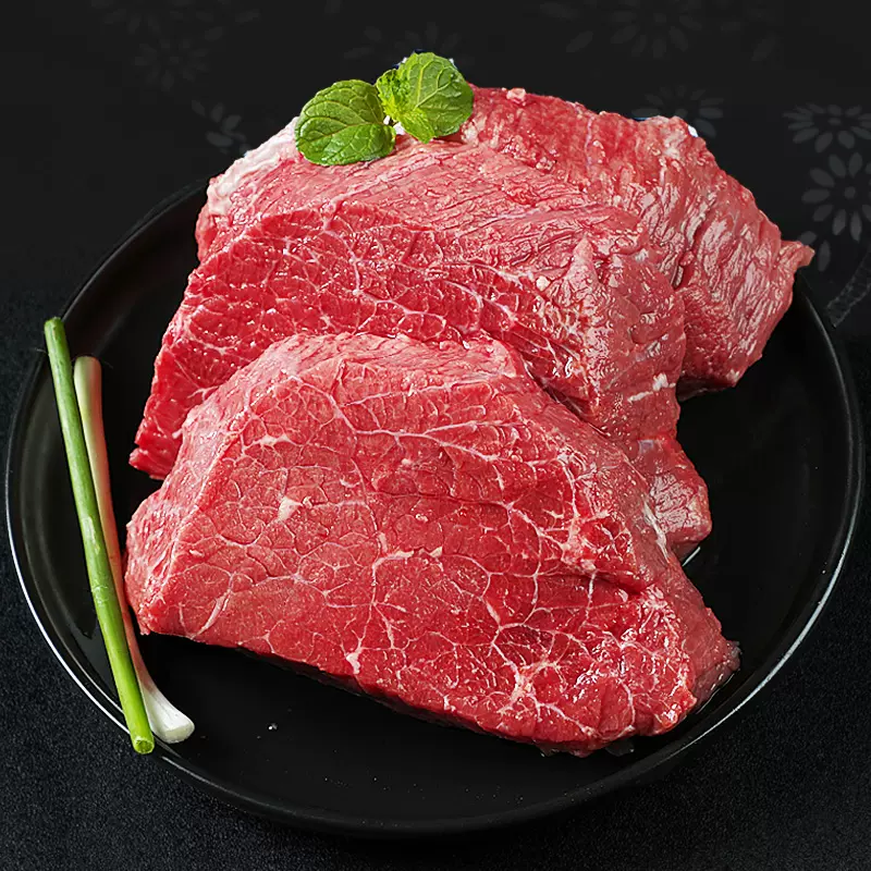 新鲜牛肉原切牛腿肉3斤-冷冻品生鲜健身生牛肉现杀非牛腱子肉