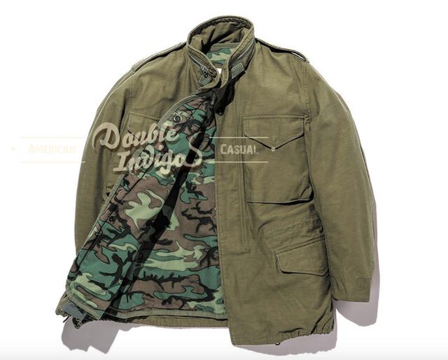 BuzzRickson sM 65 Heavy Trend Army Green Camouflage M65 Liner Cotton Jacket buzzrickson-sm-65-heavy-trend-army-green-camouflage-m65-liner-cotton-jacket