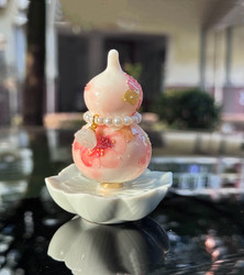 Cute Fortune Gourd Spinner from Jingdezhen, Home Decor Item That Attracts Wealth and Good Fortune, New Year Gift for Office Desk