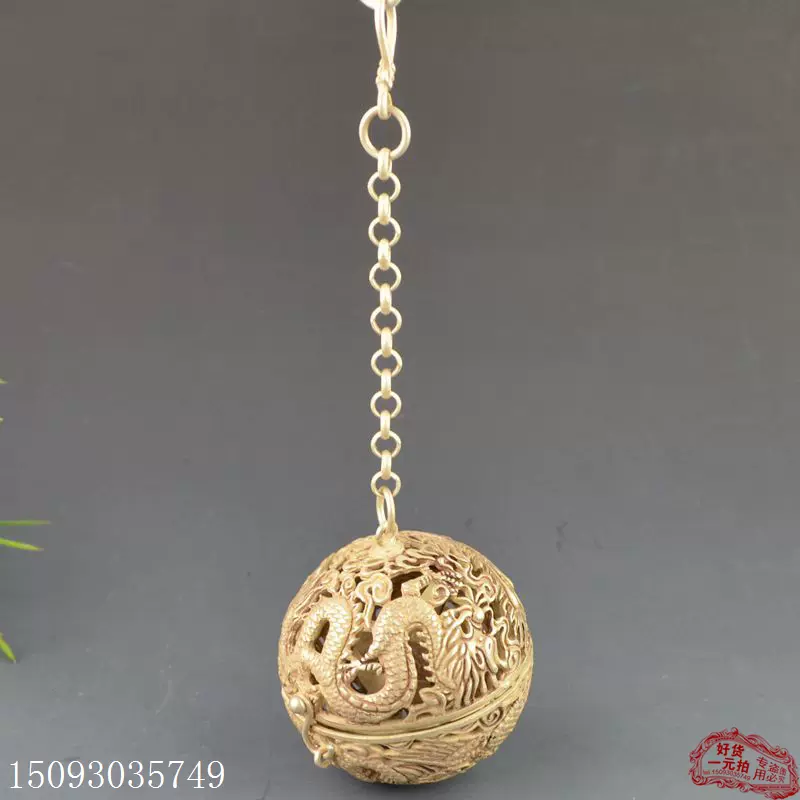 香炉 银製 吊炉 香道具 龍｜仏壇・仏具