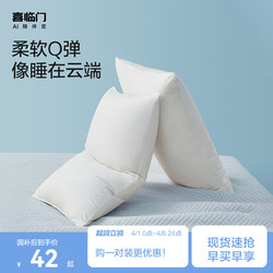 Xilinmen Fluffy Pillow for Dormitory and Home Use, Elastic Fiber Pillow Core, Single Pack, All-Cotton Fluffy Pillow