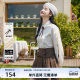 Zihan design long-sleeved shirt for women autumn new casual sweet age-reducing loose slimming lapel pure cotton top