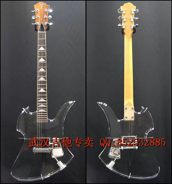 FERNANDES MG-115C BURNY HIDE正品電吉他異形異型電吉它透明水-Taobao