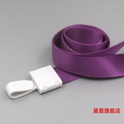 Integrated Buckle Lanyard Student Id Card Holder Badge Lanyard 1.5cm White Buckle Gold Ribbon Employee Id Card Lanyard