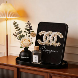 Light Luxury High-End Living Room Tabletop Console Cabinet Decorations, Tv Bedside Table Ornaments, Enhance Happiness, Home Essentials