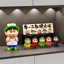 Crayon Shin-Chan Entrance Hall Decoration, Light Luxury High-End Living Room Tv Cabinet Desktop Decoration, Housewarming Gift