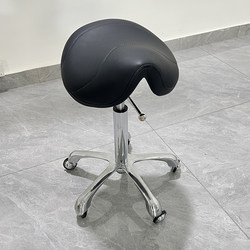 Barber Shop Stool, Nail Technician Stool, Saddle Stool, Hair Salon Special Rotating Lift Bar Stool