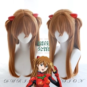 [Sầu riêng] Neon Genesis Evangelion EVA Asuka COS tóc giả lụa hỗn hợp nhân vật tóc anime cosplay