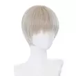 [Sầu riêng] Đánh Thần Chú Chó Xoăn Gai cos tóc giả vải lanh trắng vàng phối màu cosplay tạo kiểu tóc tóc giả 