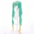 [Sầu riêng] Kỷ niệm 15 năm Dâu Hatsune Miku COS Tóc giả mái vòm Da đầu gradient Hoạt hình đuôi ngựa đôi cực dài 