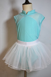 Children's Dance Clothes, Kidsren's Body Training Clothes, Women's Gymnastics Clothes, One-Piece Sleeves, Slimming Look Chinese Dance Ballet Art Test