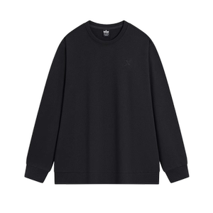 特步运动卫衣男装2025秋冬新款官方正品圆领针织休闲长袖套头衫男