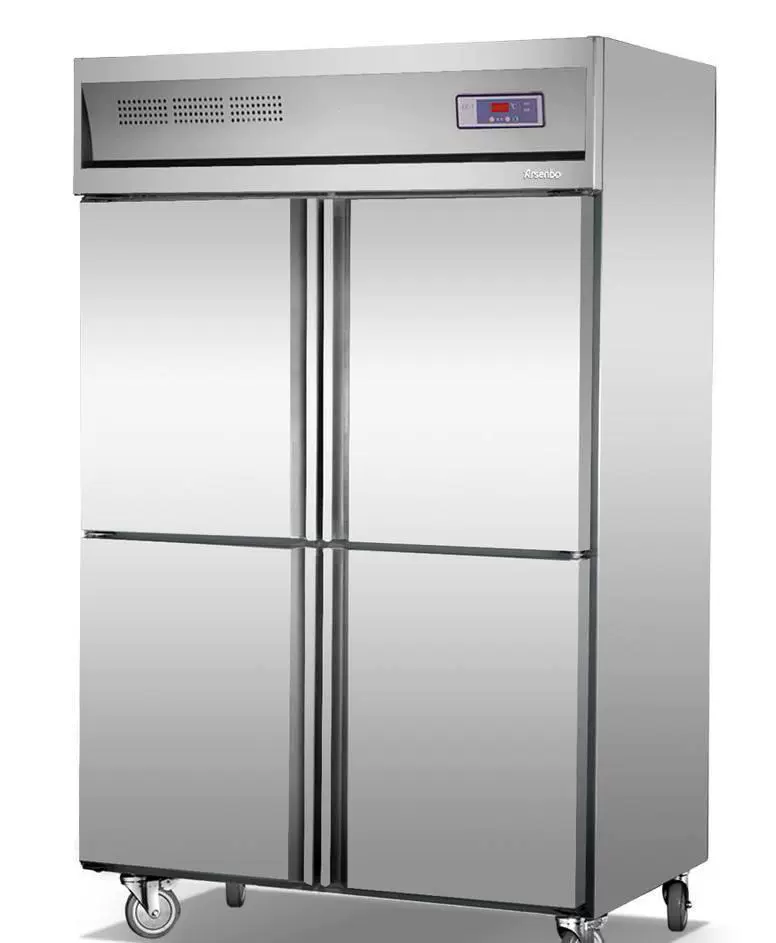 四门冰箱商用冷藏冷冻厨房冰箱双温保鲜柜不锈钢商用盛宝四门冰柜