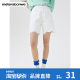 Metersbonwe spring and autumn jeans for women fashion print solid color versatile cotton comfortable washing jeans shorts