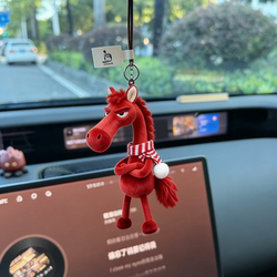 Little Horse Car Pendant, Year of the Horse Cute Mascot, Car Dashboard Rearview Mirror Decoration Pendant, 2026 New Model