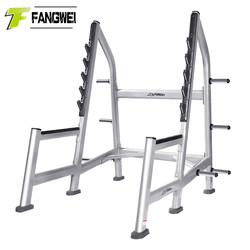 Commercial Open-Style Free Squat Rack, Professional Barbell Rack, Weightlifting Bench, Comprehensive Training Rack, Gym Fitness Equipment