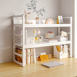 Bookshelf Desktop Storage Rack Desk Organizer Student Bookcase Home Multi-Layer Study Desk Storage Book Organizer