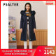 PSALTER Psalm Hooded Fox Fur Collar Long Goose down Jacket Winter
